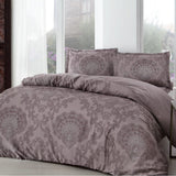 Satin Double Bedding Set Violet Murdum - TAC